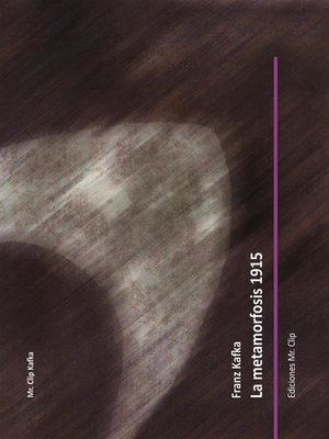 cover image of La metamorfosis 1915